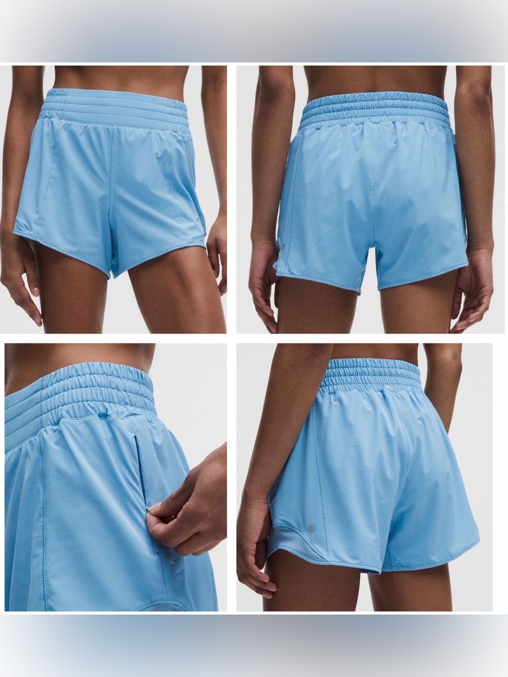 lululemon athletica Light Blue Women's Running Shorts
